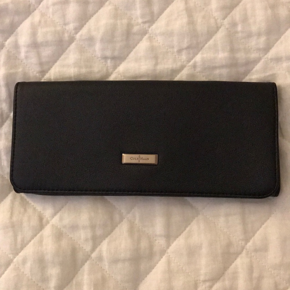 Cole Haan leather clutch.